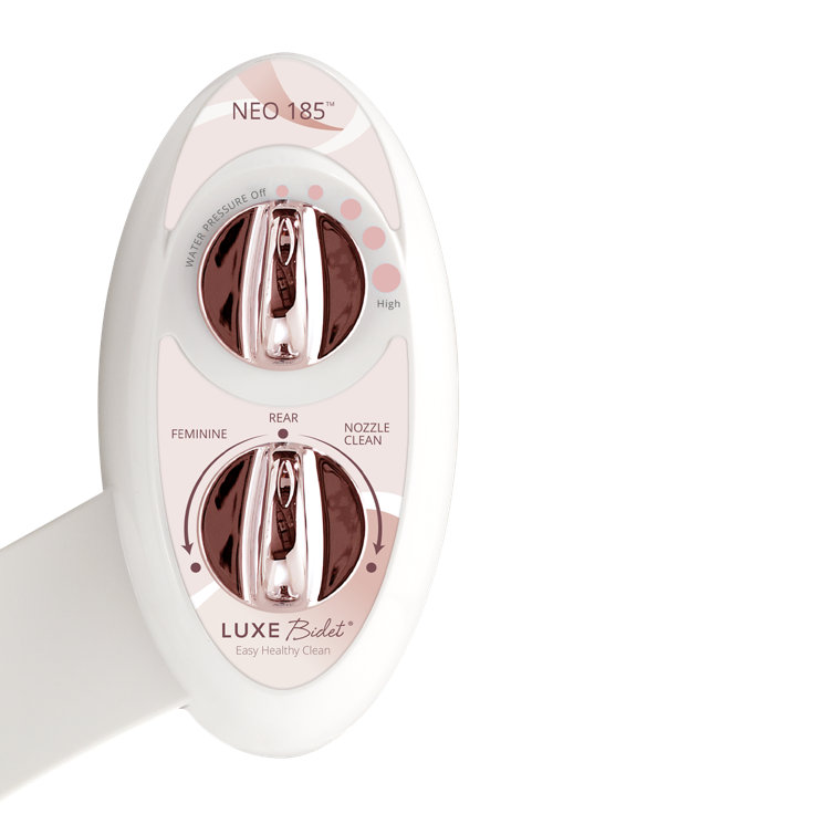 LUXE Bidet NEO 185 NonElectric Bidet Toilet Attachment Dual Nozzle